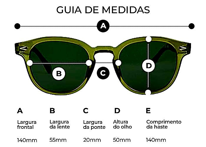 Óculos de Sol Esmeralda