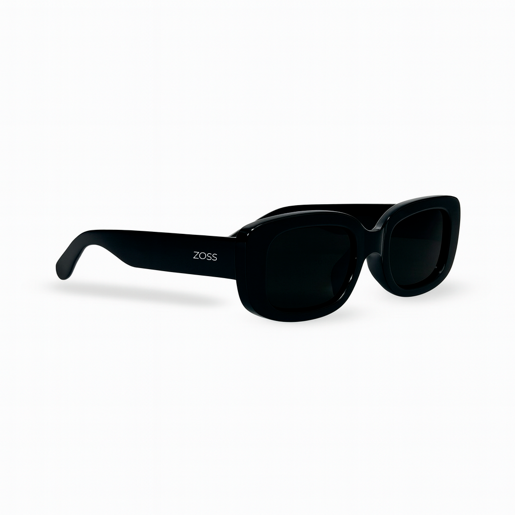 ÓCULOS DE SOL ZOSS RETRÔ PRETO